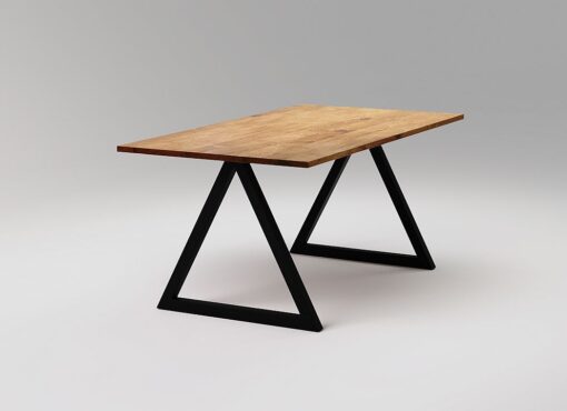contemporary oak dining table
