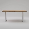 2_K2 WHITE modern solid oak table