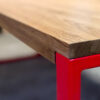 RED FOREST table à manger moderne en chêne rouge