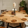 FJÄRIL BLACK table extensible ronde en chêne FJÄRIL BLACK table extensible ronde en chêne