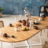 MÅNE OVAL noir / blanc table extensible ronde en chêne-2.4 MÅNE OVAL noir / blanc table extensible ronde en chêne-2.4