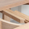 Table ronde en bois de chêne ORBIS