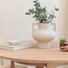 Table ronde en bois de chêne ORBIS